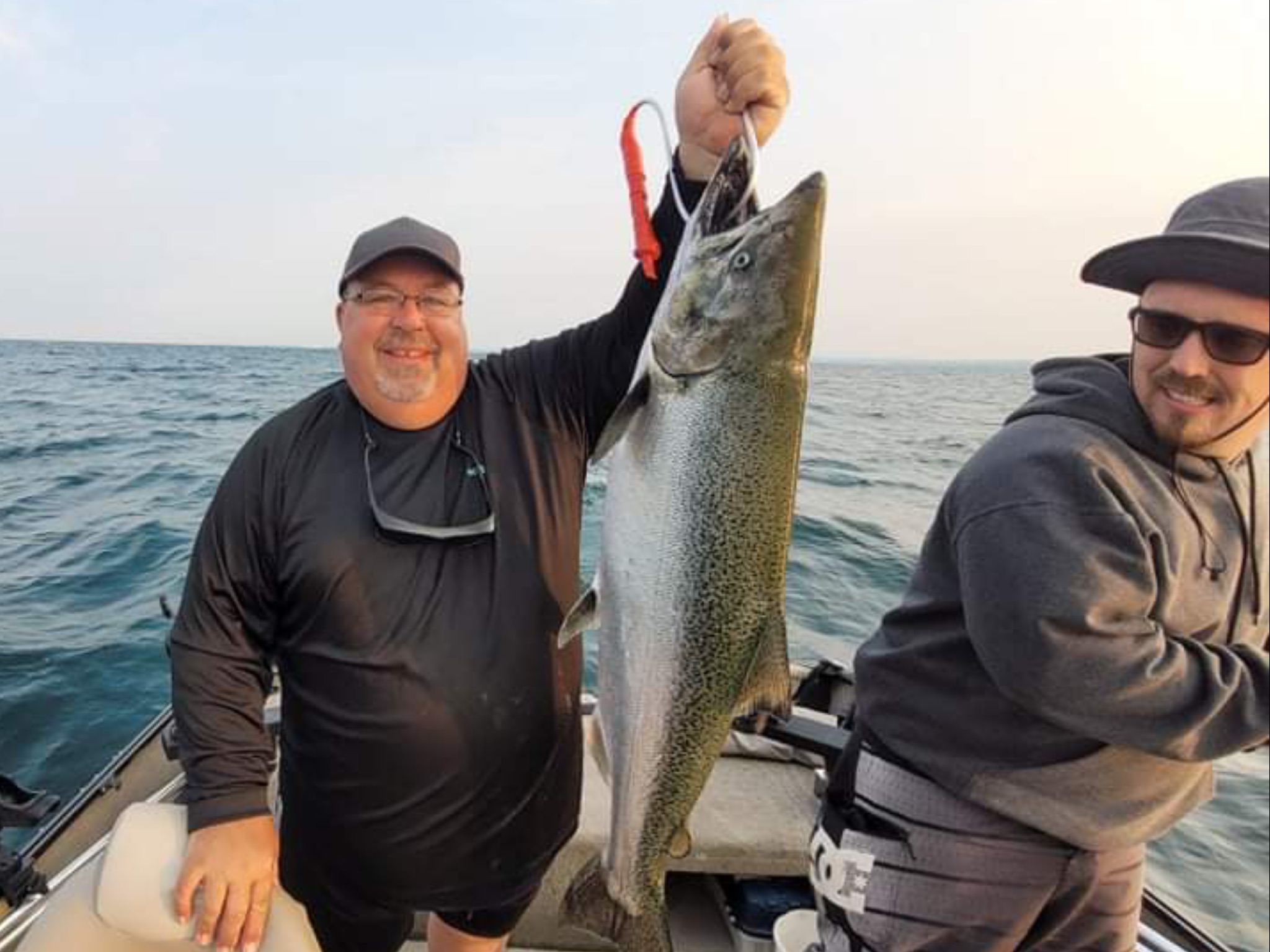 Ghislain Thibodeau guide de pêche aux saumons lac Ontario